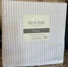South Point Home Fashions Microfiber 4-piece Full Sheet Set Ernesto Tile