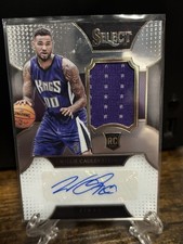 2015 Willie Cauley-Stein Panini Select #RA-WCS Auto w/patch #030/125 Rookie Card. rookie card picture
