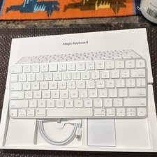 Apple Magic Keyboard White Slim Wireless Engl...