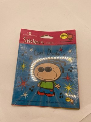 The Bubblegum Kids American Greetings Large Stickers 1999 Y2K 3 Sheets/pack