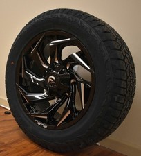 20x9 D753 Fuel Reaction Wheels 32 Hankook Atm Tires 6x5.5 Chevy Silverado 1500