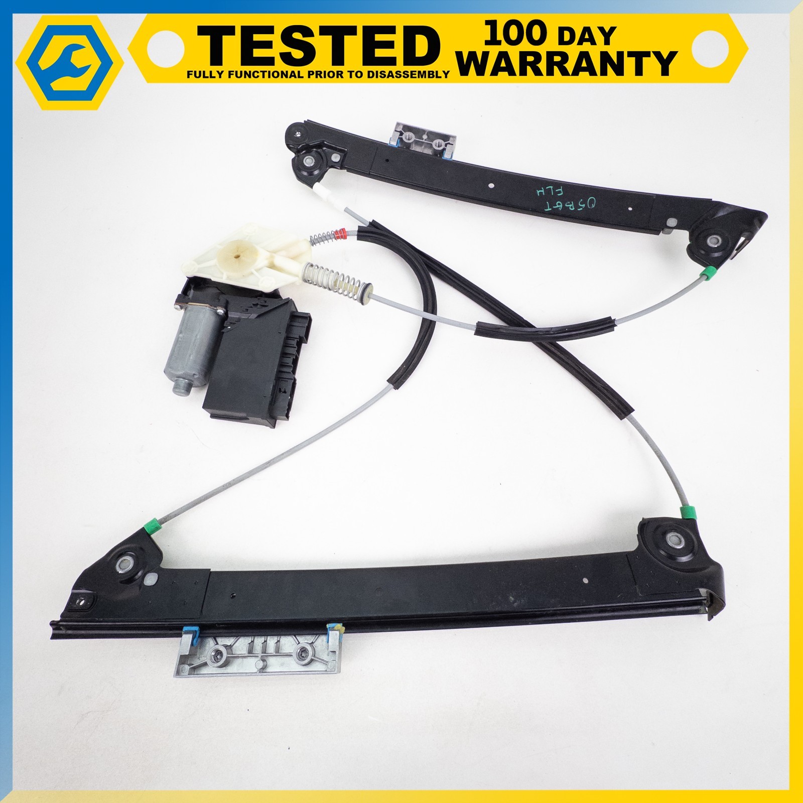 03-07 BENTLEY CONTINENTAL GT COUPE FRONT LEFT DRIVER WINDOW REGULATOR W/MOTOR OE