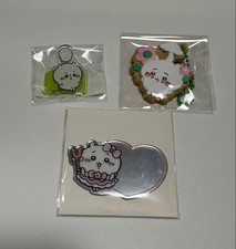 ChiiKawa Goods 3-Item Set - Trading Mirror Sticker Collectibles JPN