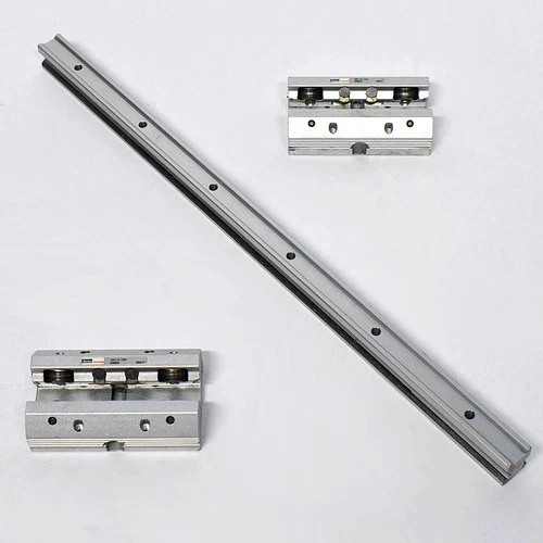 (2) Parker Origa RK-FD 15S Linear Guide Carriage & (1) 14" 15mm Rail 10m/s Max
