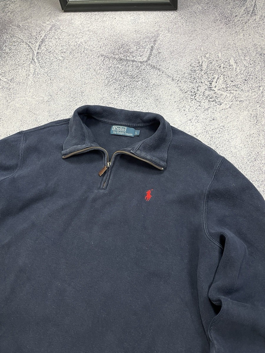 Vintage 90's Polo Ralph Lauren Sweater Quarter Zip Old Money Men's