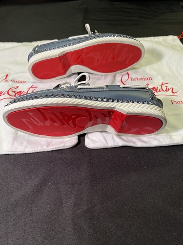 995 $ Christian Louboutin ROLLERBOOT STECKEL FLACHE UNISEX SCHUHE GRÖSSE 39 AUTHENTISCH - Bild 17 von 24