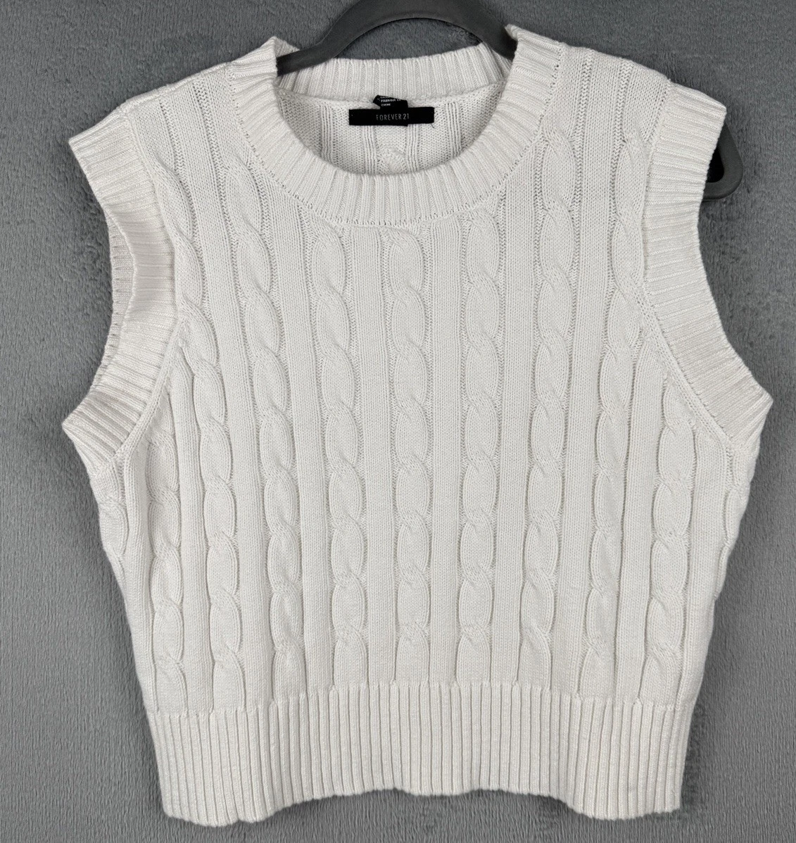 Pull Col Rond Forever 21 Taille M Multicolore - Manches Longues, Acrylique, Occasion Très Bon état