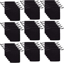 50pcs Velvet Double Drawstring Cloth Bag.Jewelry Drawstring Pouches for Small...