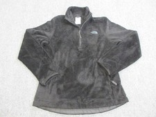 The North Face Fleece Pullover Womens Medium Black 1/4 Zip High Pile NF0A7UQM