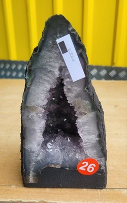 ATEMBERAUBENDE Amethyst Geode Höhle Kathedrale Kirche 2,3 KG IMPORTIERT BRASILIEN 