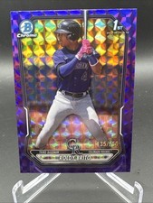 2026 Bowman Chrome Roldy Brito #BCP-21 Purple Geometric /250 Rockies