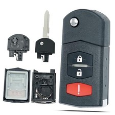 Key Fob Shell Case Replacement Fits for Mazda 2 3 5 CX-7 CX-9 2006-2015