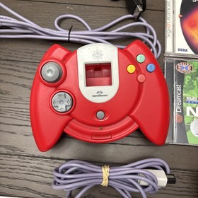 Sega Dreamcast Console Bundle Inc 4 Remotes-Games-Memory Card-Manuals-Works Good