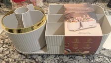 Vanity Organizer with Spinner and Drawer Make...