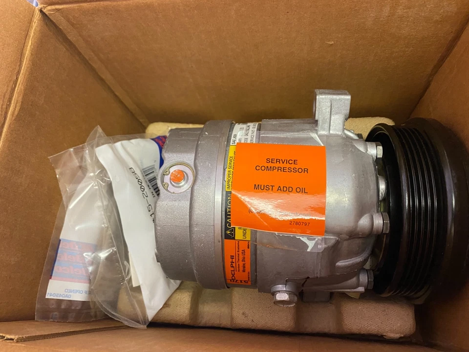 Compresor ACDelco con embrague 15-20193 1992-94 Chevrolet Cavalier 2,2 L 1135397 Foto 2 de 4