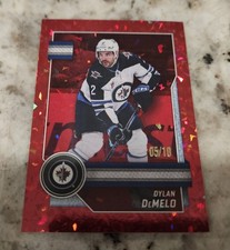 2025-26 Topps NHL Sticker DYLAN DeMelo RED FOIL PARALLEL /10 WINNIPEG JETS