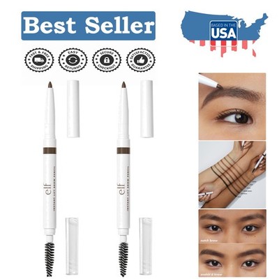 2-Pack Instant Lift Brow Pencils - Buildable Neutral Brown for Stunning Eyebrows