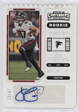 2022 Panini Contenders Ticket Stub /87 John Fitzpatrick #249 Rookie Auto RC