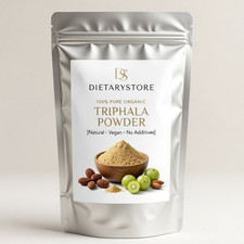 Organic Triphala Powder Trifala Body Detox Amla Haritaki Bibhitaki