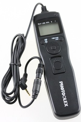 Photoolex TRS01 Timer Remote Switch LCD Display Canon EOS 1000D Pentax K200D