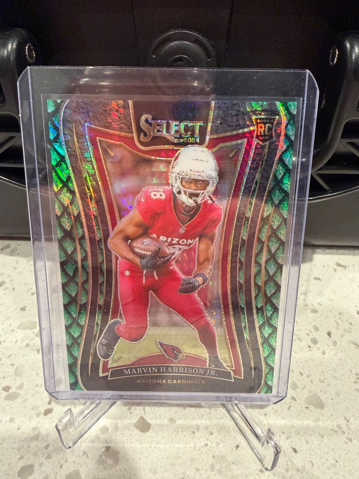 2024 PANINI SELECT - MARVIN HARRISON JR. RC SUITE LEVEL DRAGON SCALE PRIZM 70/81