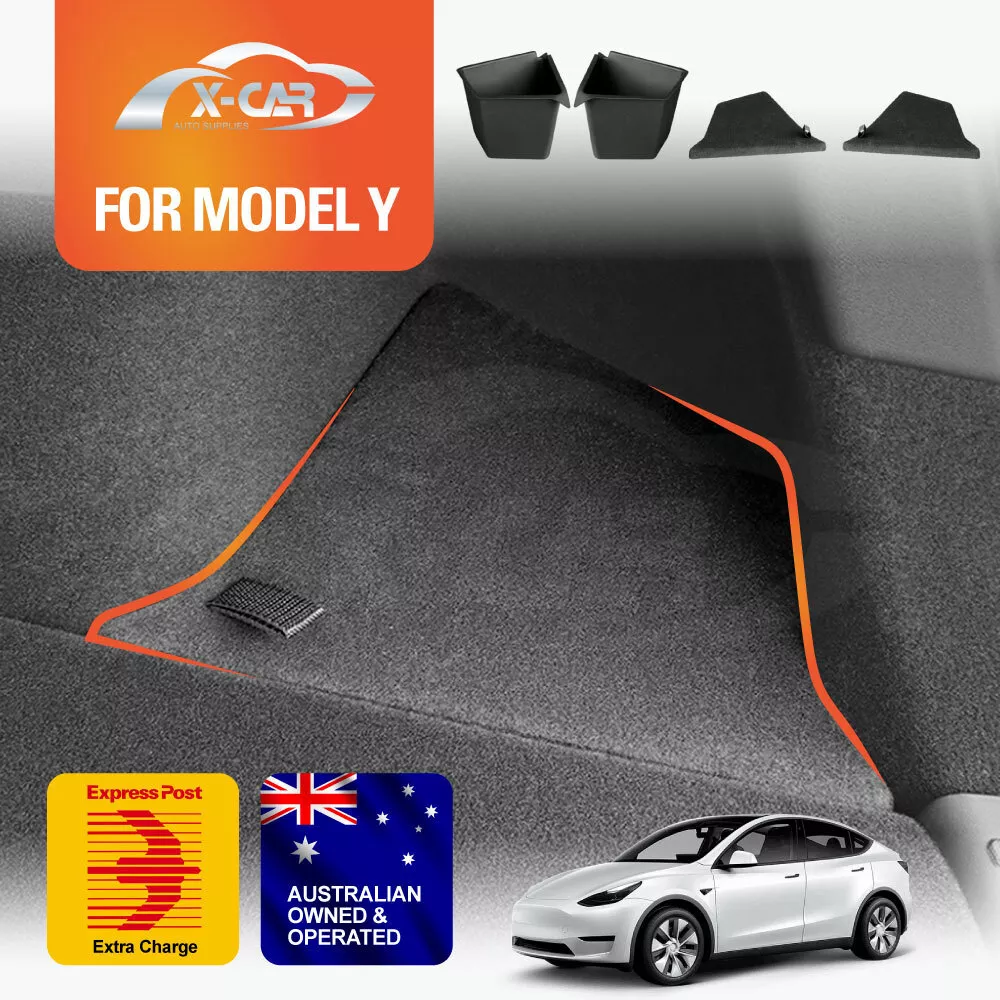 Tesla Model Y Car Rear Trunk Storage Box Trunk Organizer Side