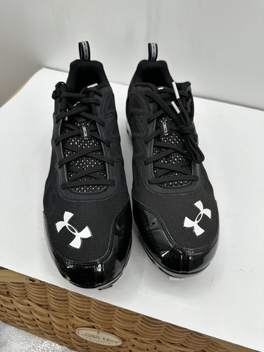 NIB Under Armour Men's UA Spine METAL MLB AUTHENTIC Baseball Cleat Black 11