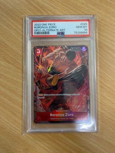 Roronoa Zoro (OP02-025 SR Alt) PSA 10 (75299884) einteilig - Bild 1 von 2