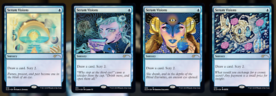 SECRET LAIR「Seeing Visions」×4個セット MTG MTG SECRET LAIR SEEING VISIONS - SET (4X SERUM VISIONS) - MAGIC