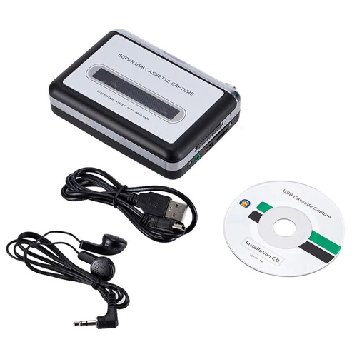 USB MP3 Kassetten Player MC Digitalisierer Konverter Recorder Adapter Musik
