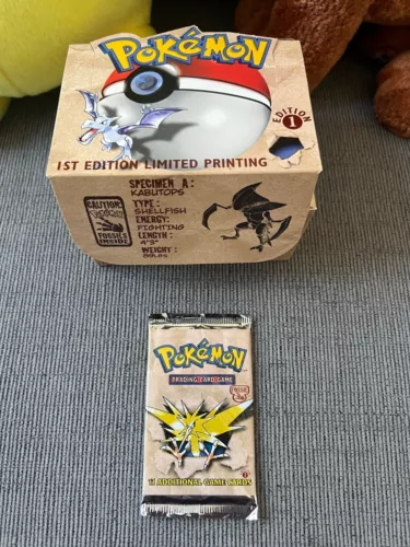 ZAPDOS! Vintage 1999 WOTC Sealed POKEMON First 1st Edition FOSSIL Booster Pack