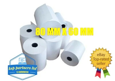 MAJESTIC Thermal Till Rolls 80 x 60mm SPECIAL OFFER BPA & BPS FREE