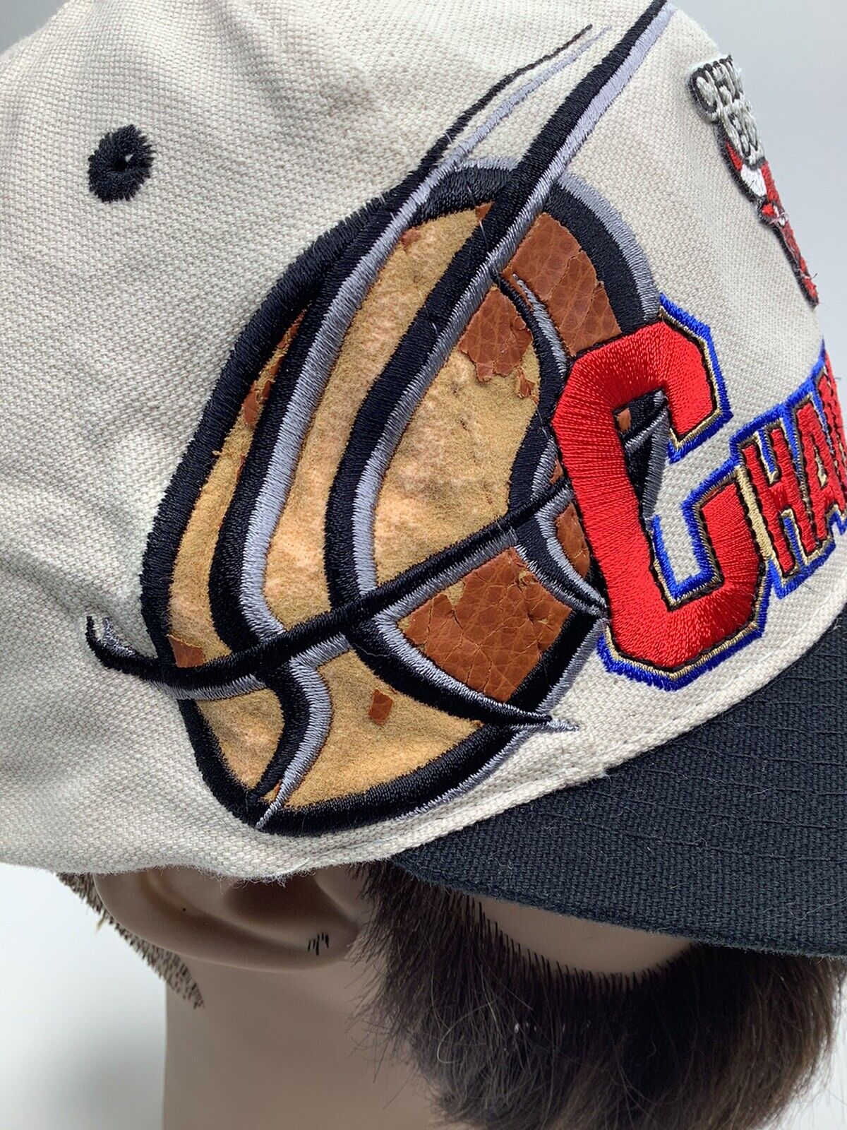 ✅Chicago Bulls 1996 Championship Snapback Hat Locker Room Cap Logo Athletic