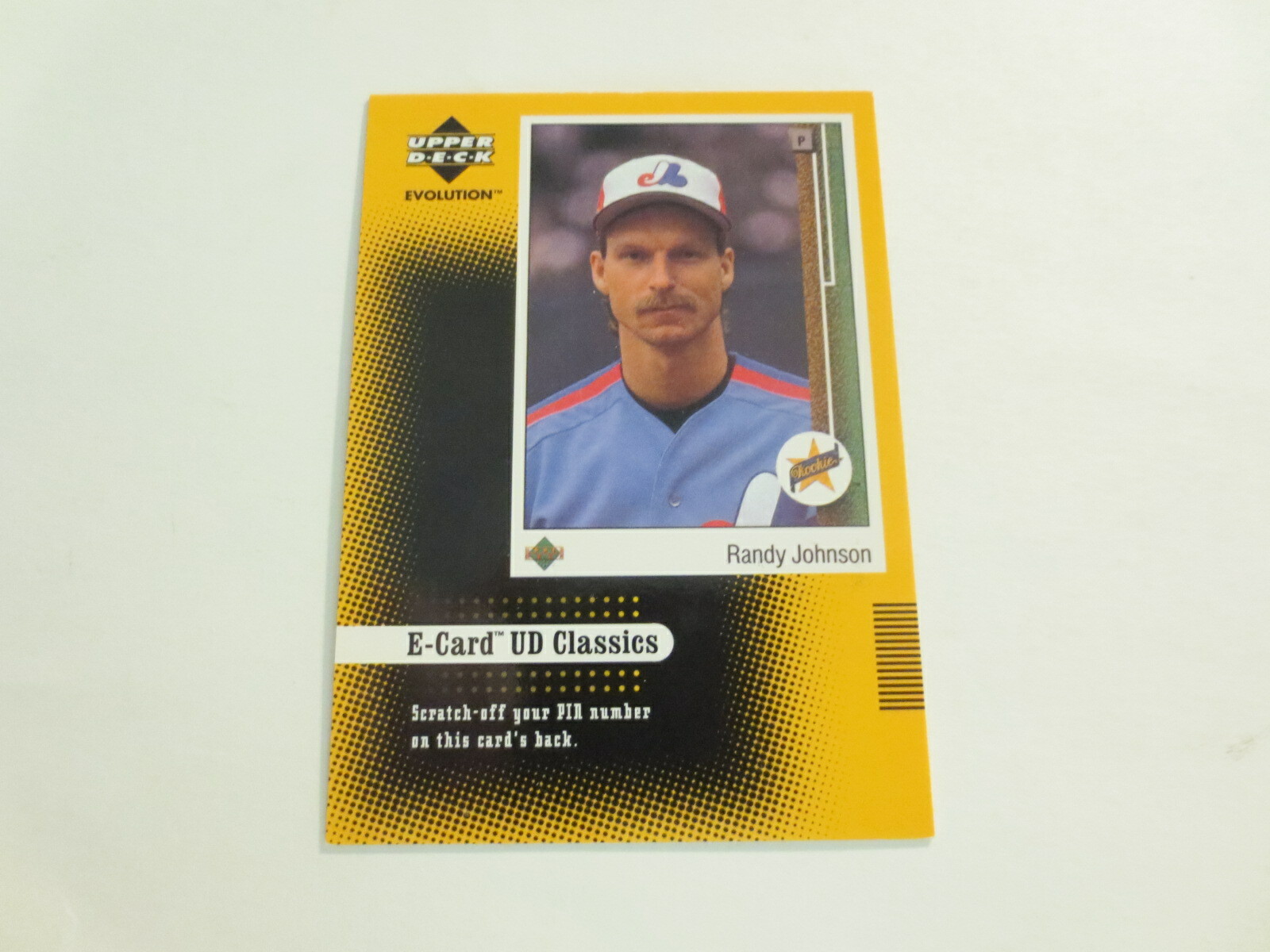 2001 Upper Deck Evolution E-Card Classics Randy Johnson Card #EC3