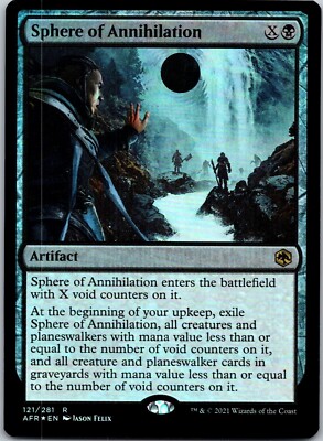 Magic the Gathering Sphere of Annihilation Foil Adventures in