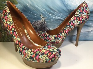 jessica simpson floral heels