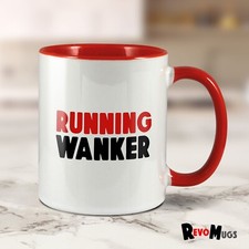 Running Wanker Funny Running Mug - 3 Colours - Running Mug - Running Gift
