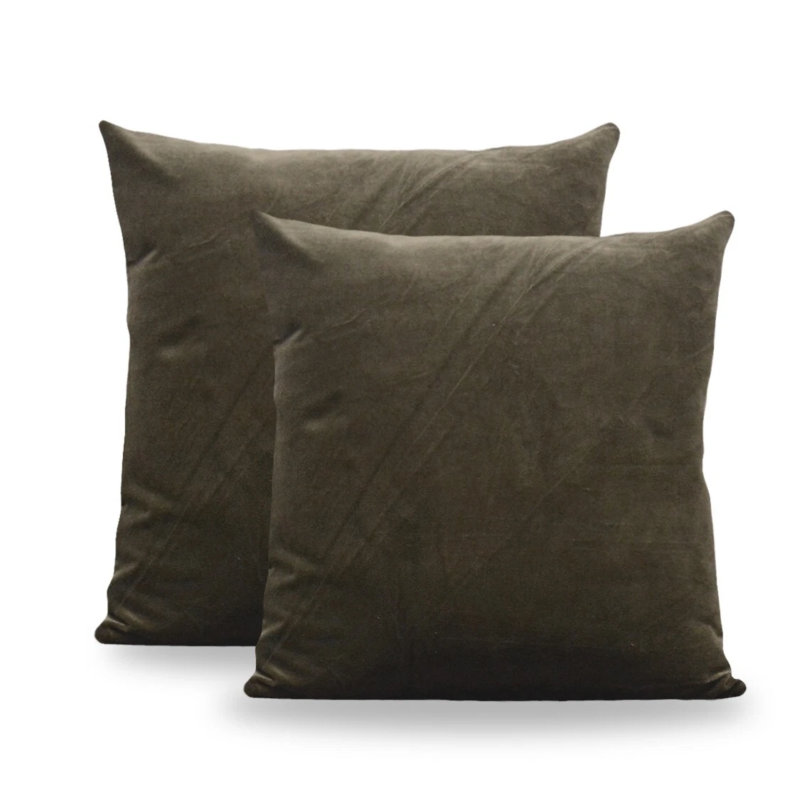 2-Pack Velvet Pillow Covers 20x20" | Soft Decorative Cushion Cases for Sofa/Bed