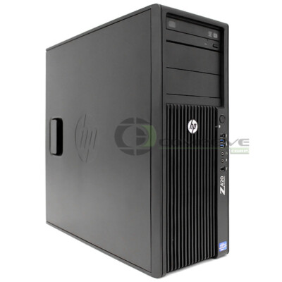 HP Z420 Desktop Workstation Intel E5-1650 3.2 GHz 12GB RAM 500GB SSD HDD