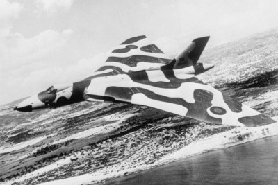 Ein Raf Vulkan Bomber von Raf Akrotiri Zypern im Flug 1973 4x6 Foto