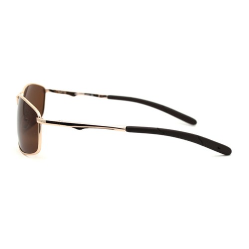 Mens Polarized Metal Rim Warp Sport Agent Sunglasses - Picture 13 of 13
