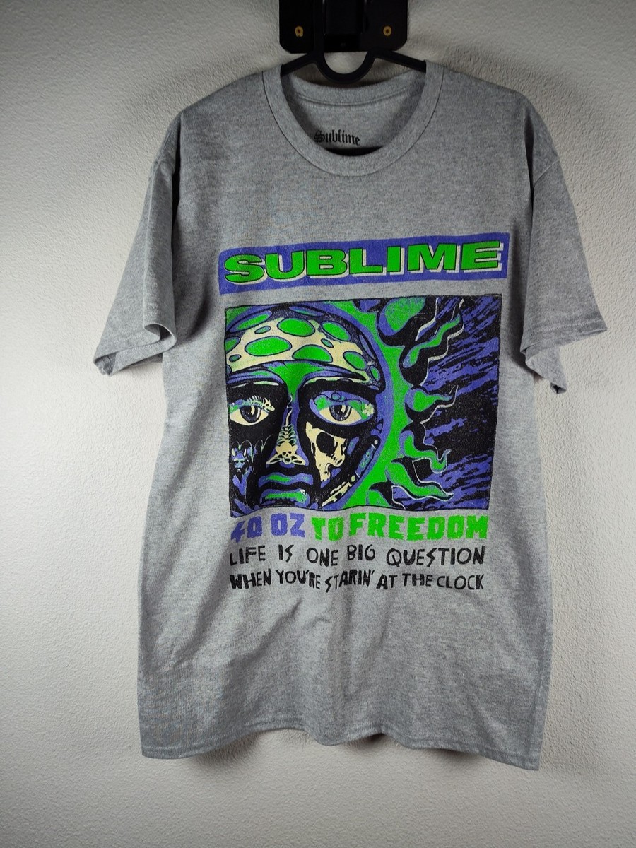 Sublime 40 oz to Freedom Gray Rare Men