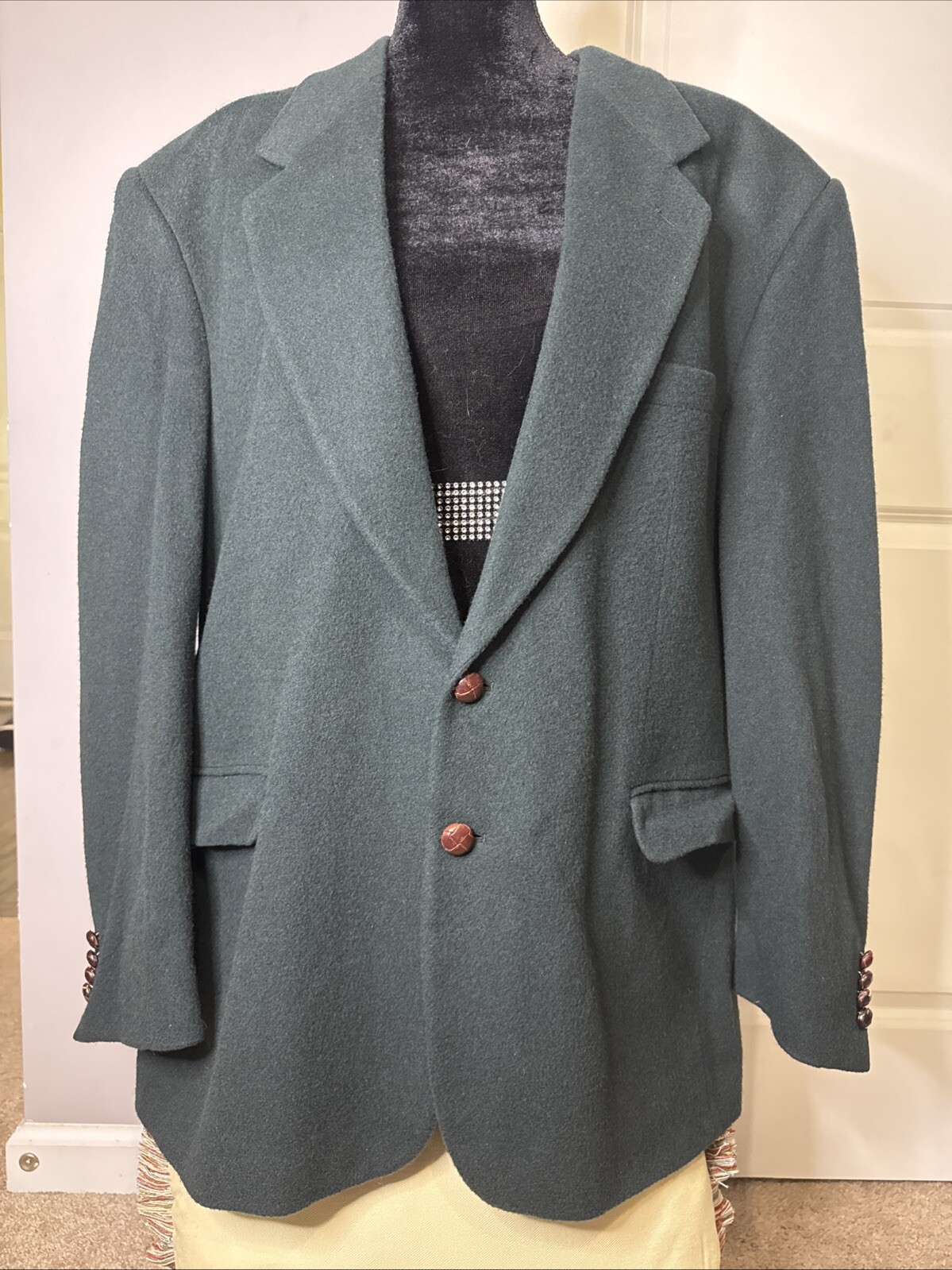 FILA Giacca sportiva Tailors Row By Deansgate capelli cammello verde scuro taglia L 46