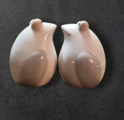 Vintage Pair of Earthtone Ceramic Frogs Toads Figurines 3'' Long × 2'' Wide Rare