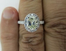 1.60 Carat 18K Gold Diamond Engagement Ring Center 1.10 J-VS2  Value 19,500