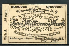 Duisburg 2 million Mark emergency money/alumina works ........... .........2/20709