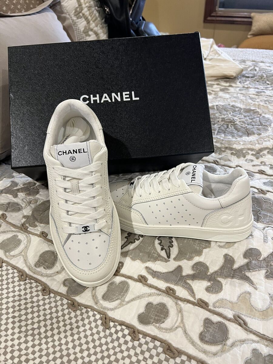 Brand new Chanel white sneakers runners trainers 37 | eBay Brand new Chanel white sneakers runners trainers 37 | eBay