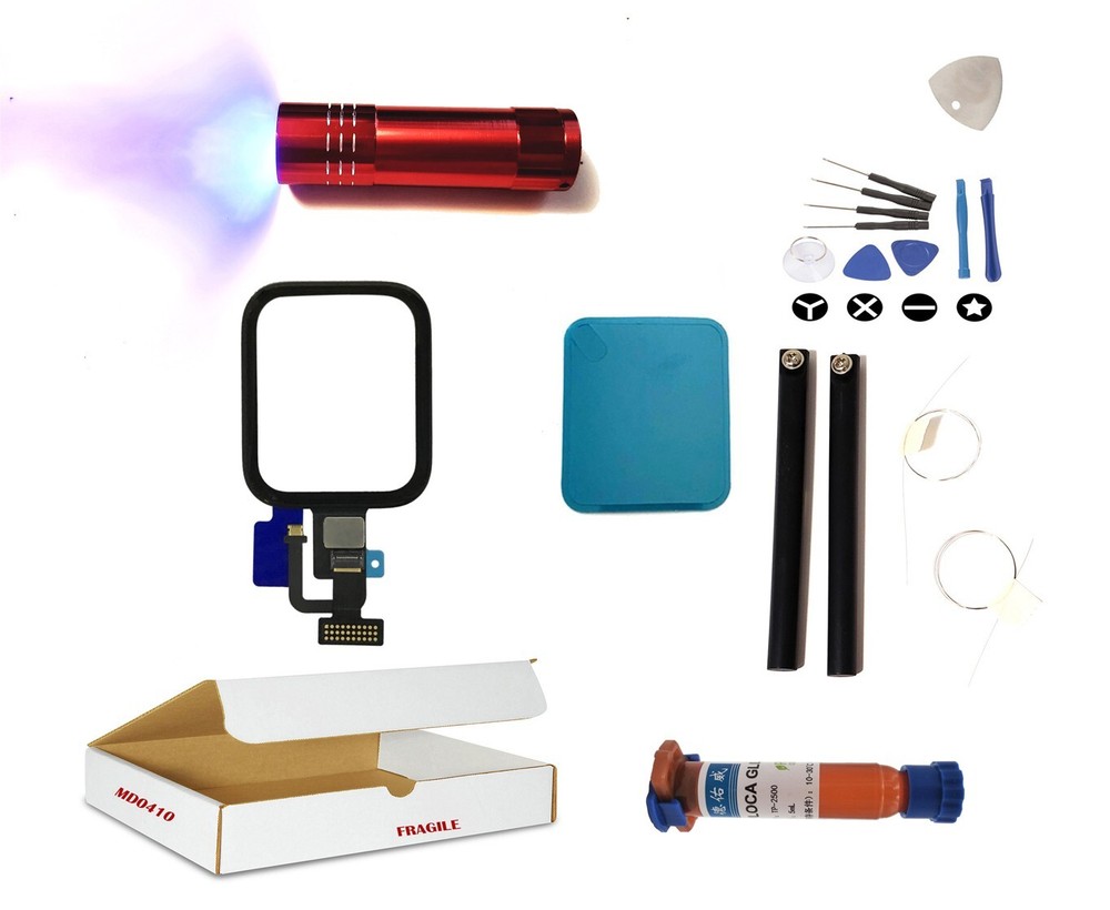 Touch Screen Repair Kit Fit Apple Watch 6 44mm Digitizer Glass Lens Replacement