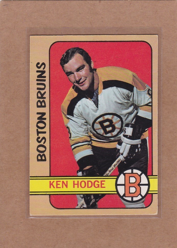 1972-73 O PEE CHEE HOCKEY KEN HODGE #49 BRUINS EX *A26979