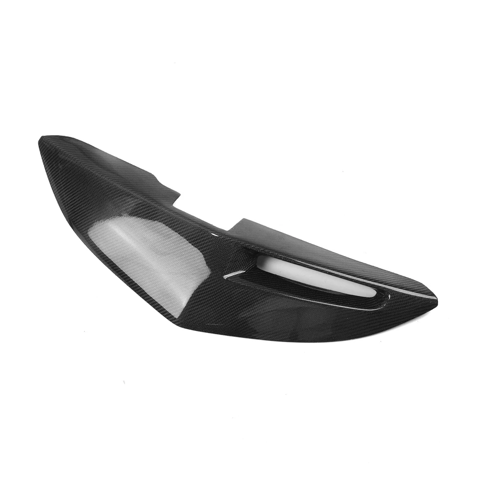 Parachoques delantero rejilla superior para Acura RSX Honda Integra 02-04 03 fibra de carbono negro Foto 4 de 4